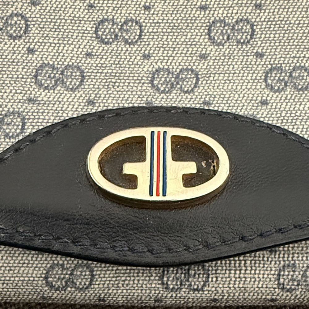 11. Gucci Midnight Blue and Gray Key Holder (6 key rings) - Picture 2 of 11